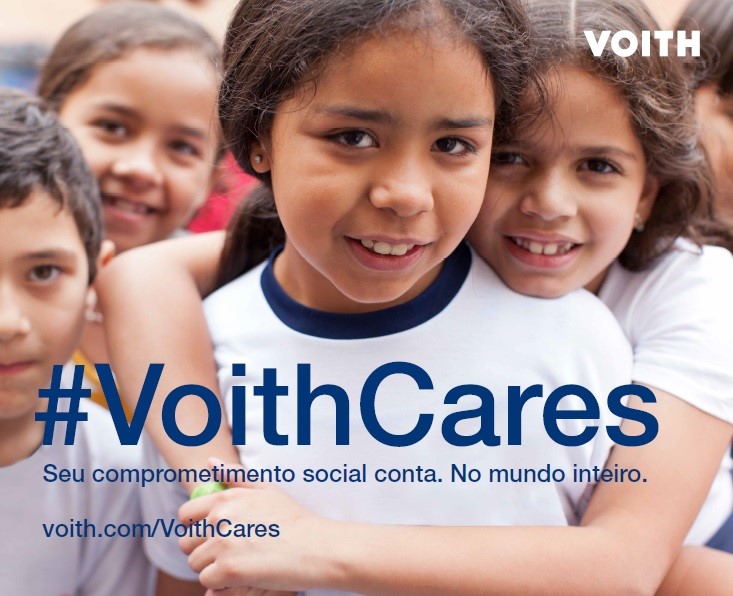 Voith lança novo programa de apoio VoithCares Voith lança novo programa de apoio VoithCares