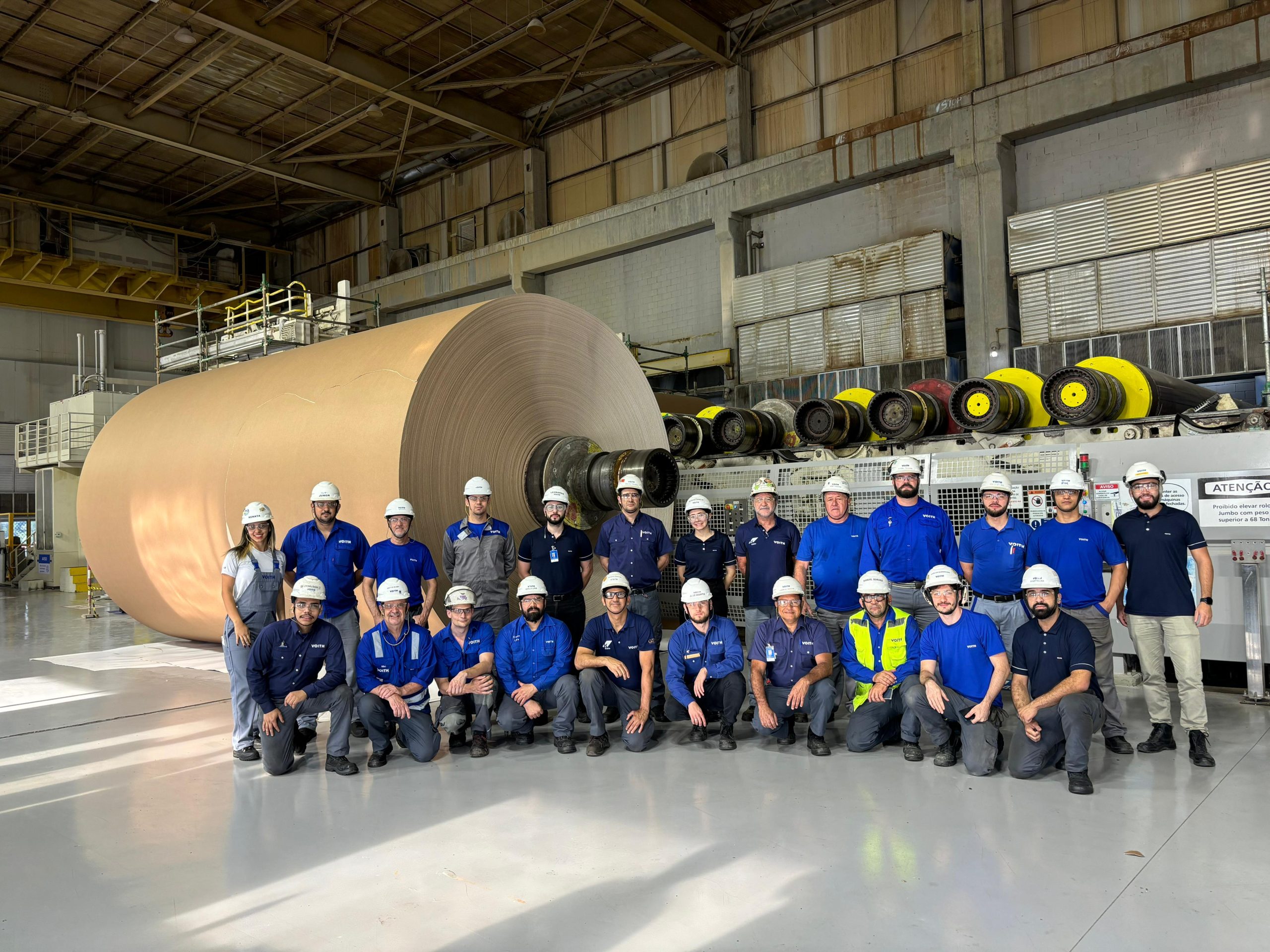 Planejamento da Voith Paper garante sucesso na Parada Geral da Klabin Planejamento da Voith Paper garante sucesso na Parada Geral da Klabin