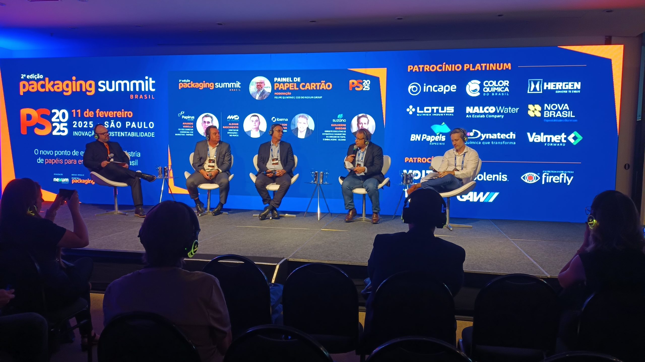MD Papéis destaca inovação e sustentabilidade em painel sobre papelcartão na Packaging Summit 2025